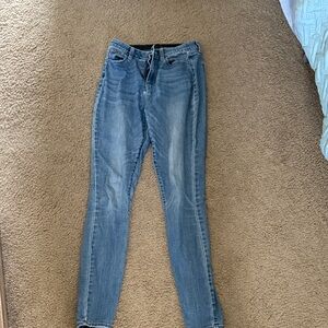 New York & Company Blue Skinny Jeans